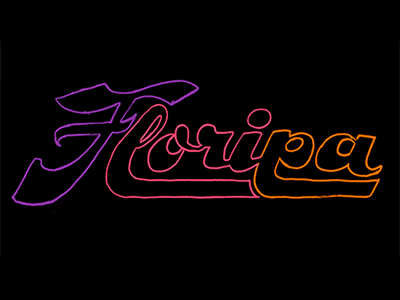 Retro Surf Letterings 80s 90s craft handmade la fruta letter lettering pedro moura retro surf type typography