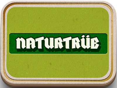 Bier Custom Letterings: Naturtrüb beer bier blackletter brazil craft fraktur lettering pedro moura petrópolis tipografia type typography