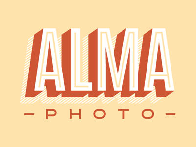 Americana logotype style