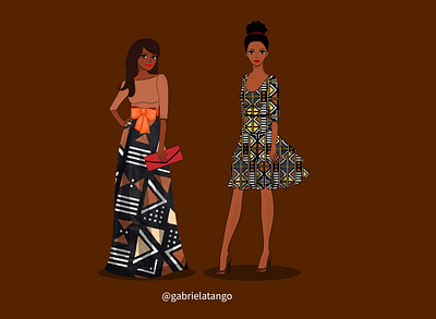 African_Style africa design fashion illustration vector