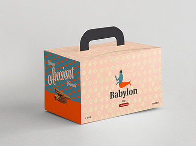 Babylon Soap branding design illustration logo vector