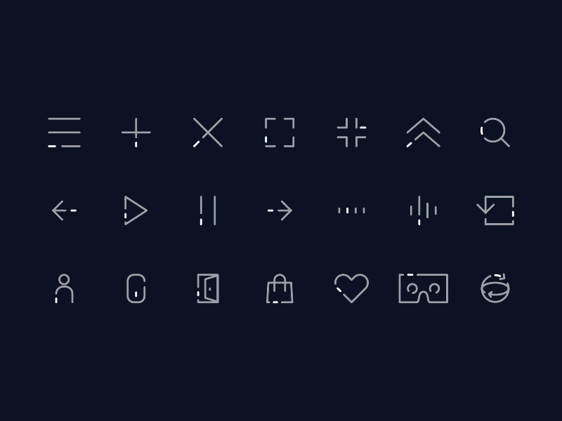Pictos Outlines by Fabien Michaud on Dribbble