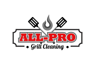 All Pro Grill Cleaning brand design business logo community logo construction logo create logo design illustration logo logo design ui