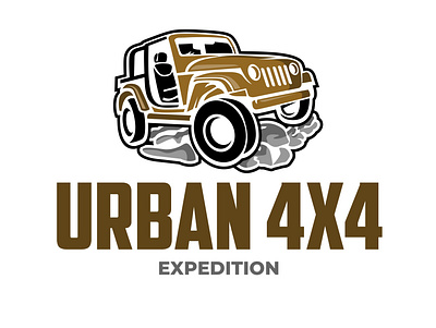 Urban 4x4 Expedition brand design create logo logo logo design