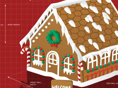 Christmas Card Animation after effects animation christmas ginger bread house holiday jingle bell