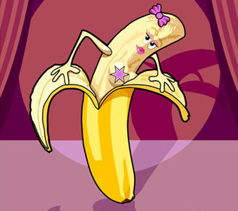 Sex-a-peel banana dance peel sexy stage theater undress