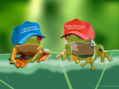 Opinions frogs illustrator nature politics