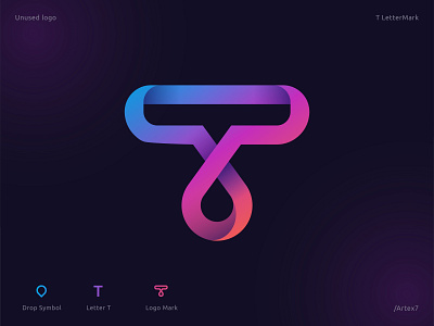 T letter mark creative modern minimalist logo