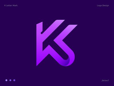 K letter, Modern minimalist logo design