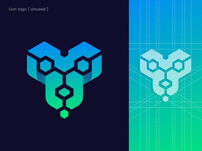 Lion , Modern minimalist Creative logo design