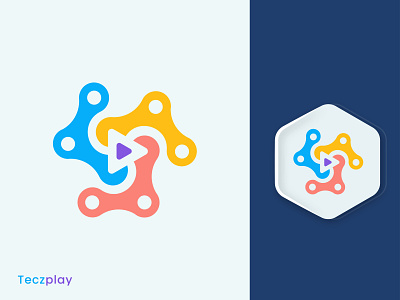 Tech + Play | Modern minimalist logo