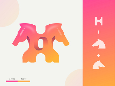Letter H + Horse | Creative logo