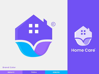 Home Care logo design branding business care clean corporate logo creative logo crypto custom logo flat logo home house logo logo design logo designer minimal modern logo nft real estate simple unique logo