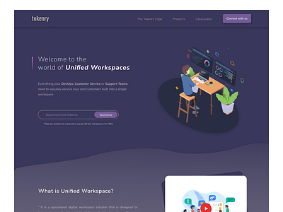 Tokenry IT Services Homepage