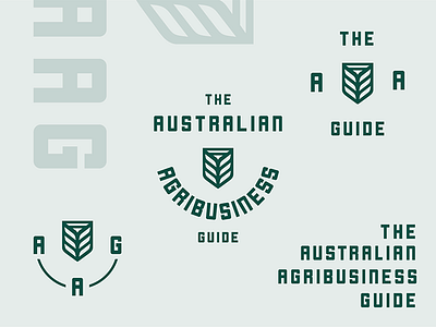 AAG agribusiness australia badge branding farm farming icon identity logo shield wheat