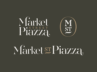Market Street branding brush pen fremantle identity italian logo logotype market pattern piazza type typography