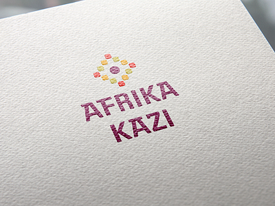 Afrika Kazi africa brand mark branding cultural design graphic hr icon identity logo logotype