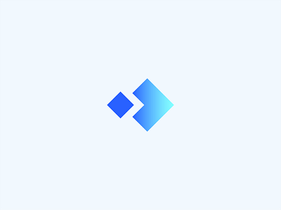 Moving Forward blue design digital gradient graphic icon logo minimal modern simple symbol transition