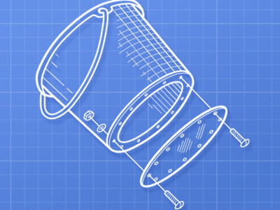 Bucket Diagram diagram digital illustration vector