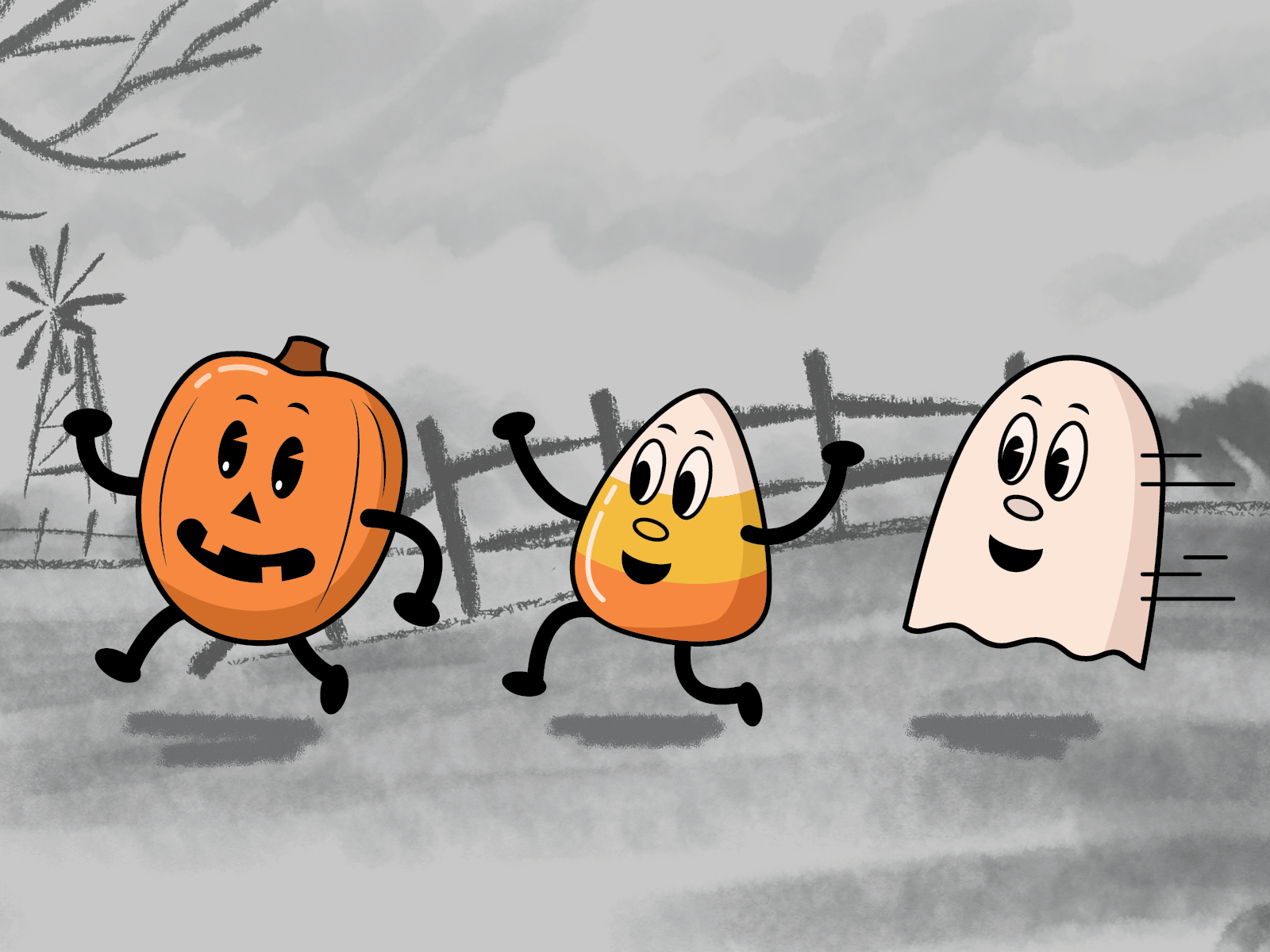 halloween parade by tim eggert on dribbble halloween parade by tim eggert on dribbble