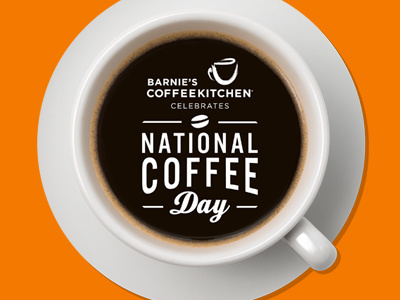 National Coffee Day Logo coffee logo