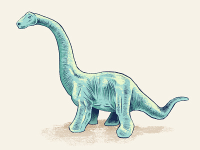 Dinosaur Toy digital dinosaur drawing illustration