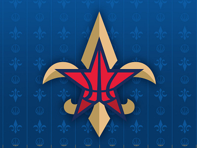 NBA All-Star concept basketball illustration logo nba new orleans sports vector