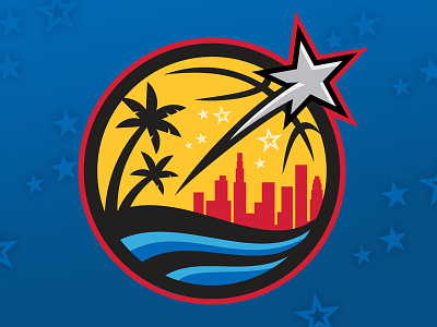 2018 NBA All-Star Secondary Logo all star basketball la logo logos los angeles nba sports sports logo vector