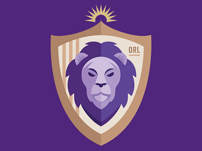 Orlando City crest crest illustration logo orlando orlando city soccer sport sports sports logo vector