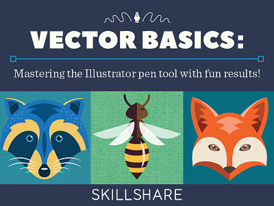 Skillshare 'Vector Basics' class class illustrator pen skillshare teaching tool tutorial vector