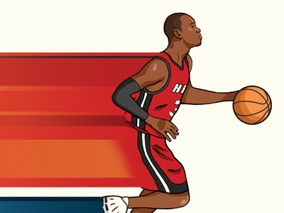 The Flash basketball illustration nba