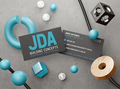 JDA Building Concepts Branding & Collateral brand brand development branding building company business cards communications design construction construction company design graphic design logo logo design print collateral