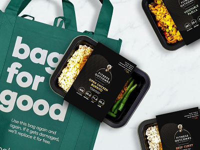 Fitness Outcomes Packaging Sleeves australia communications design design fitness fitness meals fitness outcomes food packaging graphic design meal packaging melbourne packaging packaging design packaging sleeves protein meals