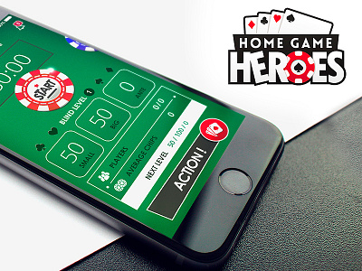 Poker Manager game app designer game ui ux