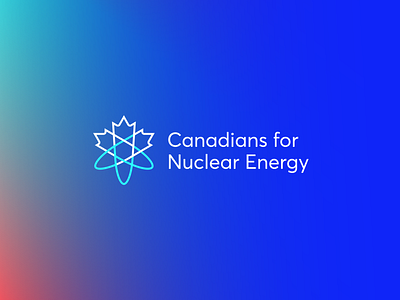 Canadians for Nuclear Energy | Revamp 2022 andrea ceolato brand branding canada canadians design energy gradient logo nuclear nuclear energy toronto vector