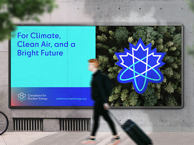 C4NE | Billboard 2022 andrea ceolato billboard branding canada canadians design energy nuclear nuclear energy poster toronto visual identity