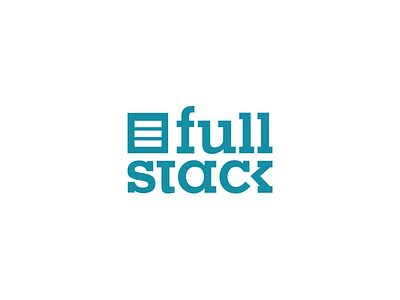 Fullstack Resources | Logo andrea ceolato candidate placement creative design development full logo recruiting recruitment agency resources stack stacking