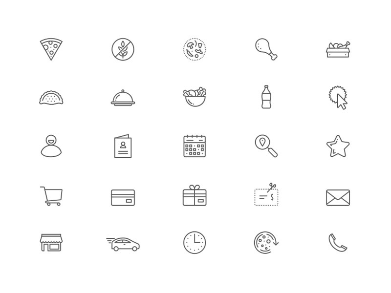 Food App Icons