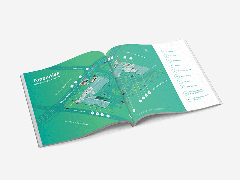 Affinity Condominiums | Brochure 2017 affinity andrea ceolato brochure editorial engine gradient green layout nature toronto
