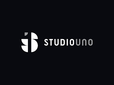 Studio Uno | Logo 1 contrast design firm geometric interior logo negative space s studio toronto uno