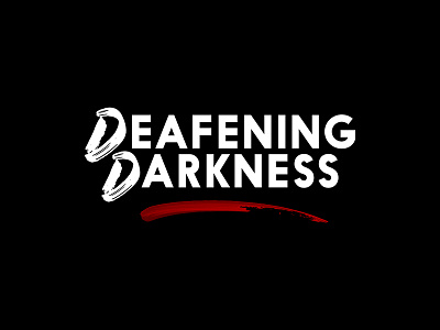 Deafening Darkness | Logo blood dark darkness deaf deafening horror logo movie slash suspense thriller toronto
