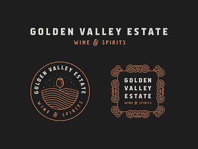 Golden Valley Estate - Wine & Spirits | Logo Revamp 2018 andrea ceolato estate glass golden logo revamp spirits toronto valley vineyard wine