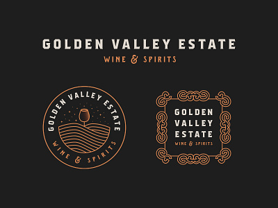 Golden Valley Estate - Wine & Spirits | Logo Revamp