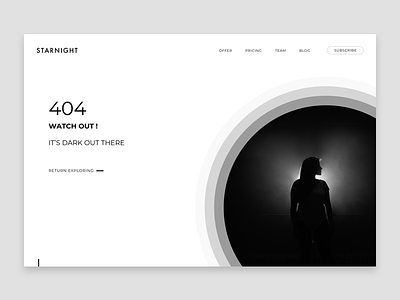 404 Page 404 dark design error graphic design page photography ui ux ux design webdesign website
