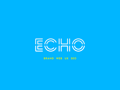 Echo logo echo logo new company startup