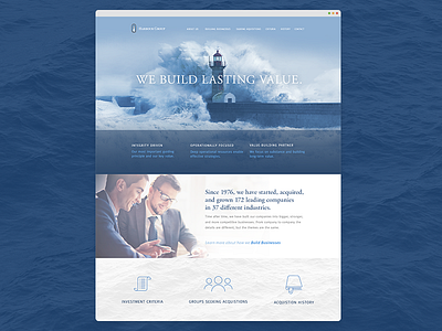 Rejected Layout layout lighthouse web design web site