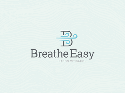 Breathe Easy Mark b branding breeze logo windy