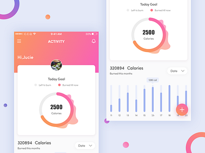 Fitness App UI