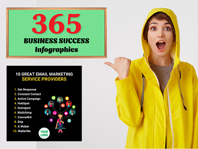 365 business success infographics facebook post