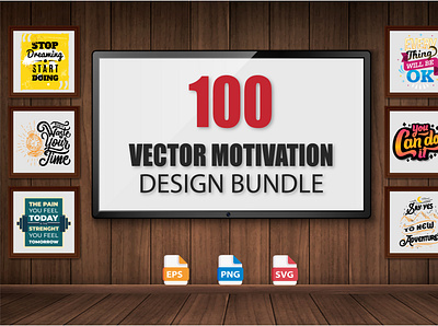 100 Vector Motivation Design Vol 2 vector quote